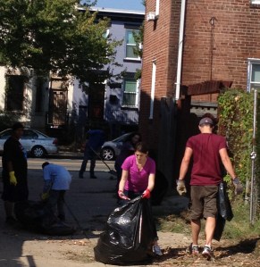 Alley Clean Up at Unit Block of Bates/Q St NW