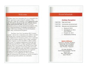 BACA Holiday Program Cont.