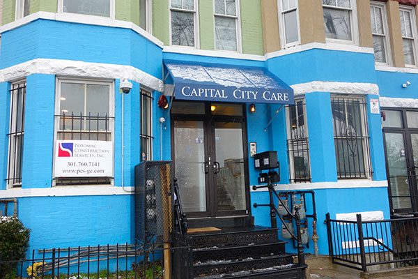 Capital City Care medical marijuana dispensary, 1334 North Capitol Street  NW (photo courtesy of Carol Ross Joynt)