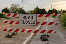 road closed