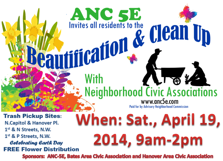 ANC 5E beautification and clean up 2014 04 19
