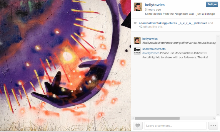 Kelly Towles 7th & P St NW mural 2014 09