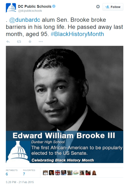 Edward WIliam Brooke III Dunbar grad 2015 02 21