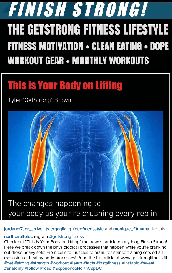 GetStrong Fitness Sweat Club message 2015 11 27