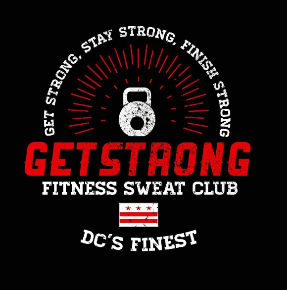 GetStrong Fitness Sweat Club new logo