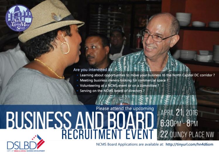 NCMS Board Recruitment event 2016 04 21