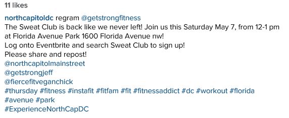 GetStrong Fitness Sweat Club Instagram 2016 05 03 #2