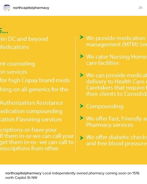 North Capitol Pharmacy 2016 05 24