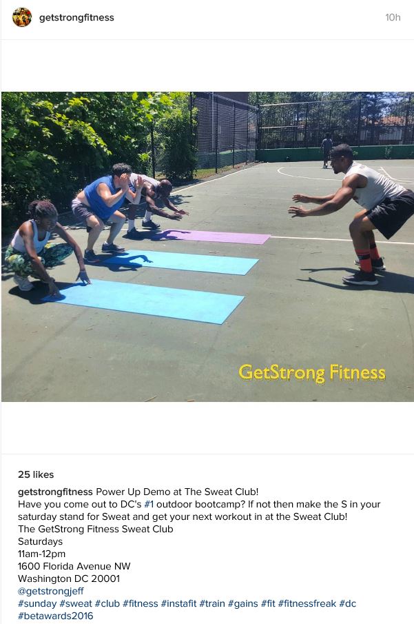 GetStrong Fitness Sweat Club 2016 06 26
