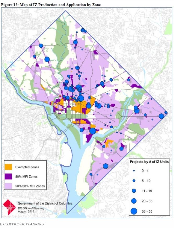 Inclusionary Zoning map 2016 07 26