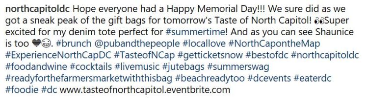 NCMS Taste of Instagram 2017 05 31 #2