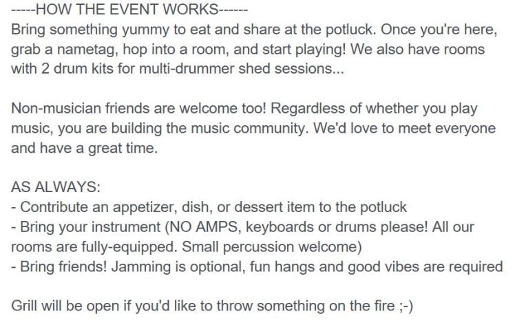 7DrumCity August potluck jam 2017 08 20 #3