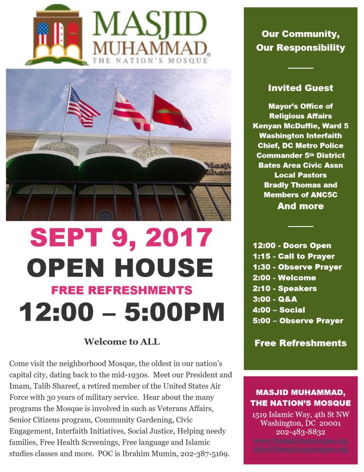 Masjid Muhammend open house 2017 09 09