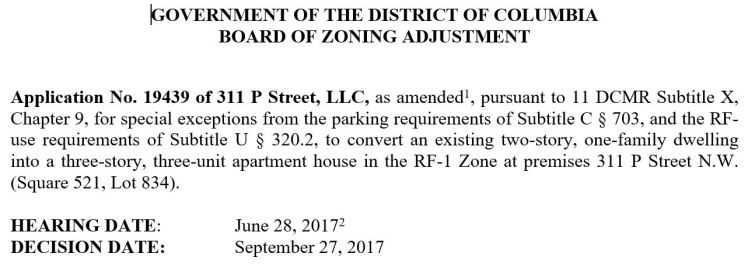 311 P Street NW BZA order 2017 10 #1