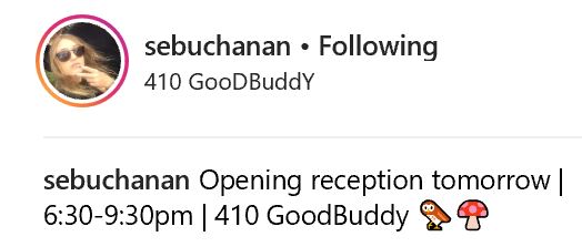 Sebuchanan at 410 GooDBuddy 2018 01 19 #1