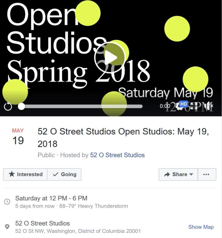 52 O Street Studios Open Studios 2018 05 19