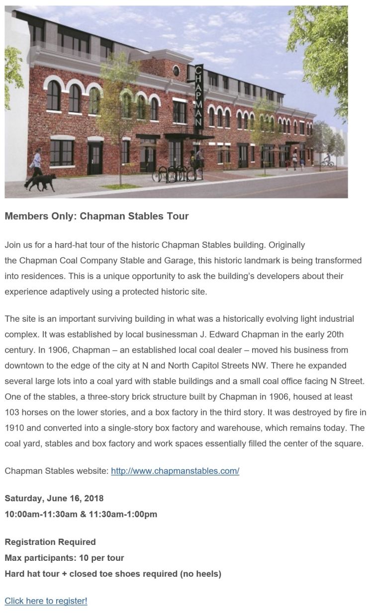 Chapman Stables DC PL tour 2018 06 16
