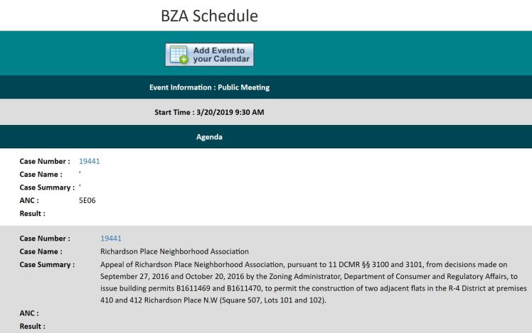 Richardson Place NW zoning case 2019 03 19 #1